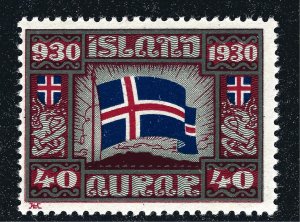 Iceland SC#161 Mint F-VF hr...fill a great spot!!