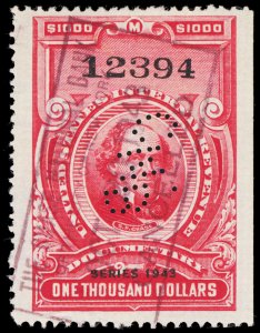 U.S. REV. DATED REDS R385  Used (ID # 117228)