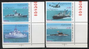 Thematic stamps 2001 NAVY DAY 3059/62 mint