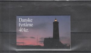 Denmark  Scott#  1056 (HS84) Booklet  (1996 Lighthouses)