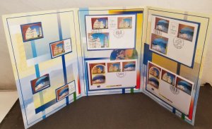 United Nations World Heritage Italy 2002 Tourism FDC Maxicard (folder set) MNH