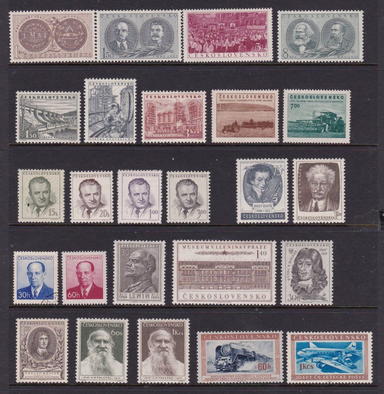 Czechoslovakia a small mainly LHM lot of earlier types