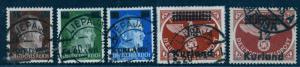 Germany 1945 Kurland Stamp Set 1-3ƼA 4B EUR350 Expertized 84540