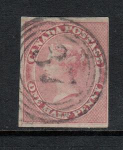 Canada #8 Used Fine With 4 Ring 37 Quebec Cancel