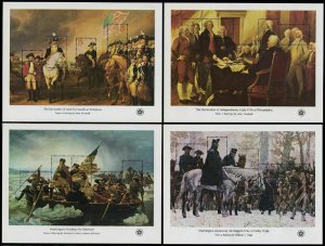 United States 1686-1689 sheets,MNH. USA-200,1976.Paintings.