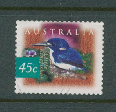 Australia SG 1688d  Perf 12½ x 13  Used  Birds  Kingfisher