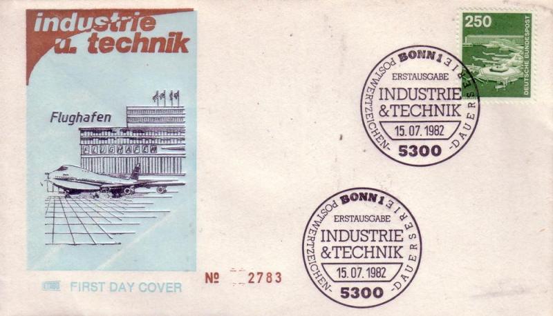 German FDC Sc.# 1190 Airport L568