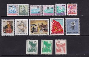 Yugoslavia a small MNH lot of moderns