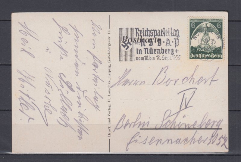 Third Reich Propaganda Postcard 1935