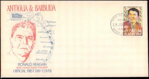 Antigua, First Day Cover, Americana