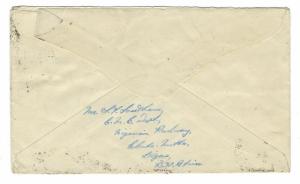 Est 1940s British Nigeria To Canada Cover (II79)