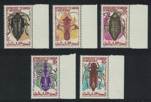 Mauritania Insects 5v Margins 1970 MNH SG#351-355