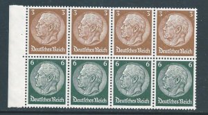Germany #416b NH Hindenburg Booklet Pane