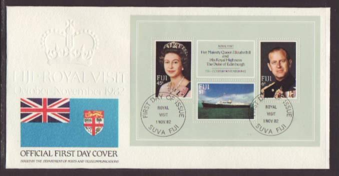 Fiji 476 Royal Visit 1982 U/A FDC 