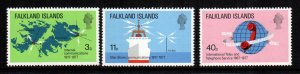 Falkland islands  257 - 259  MNH cat $ 5.00