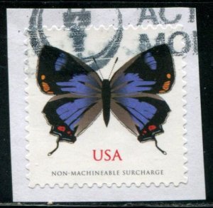 5568 US (75c) Colorado Hairstreak Butterfly SA, used on paper