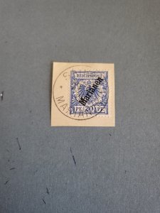 Stamps Mariana Islands 14 used on paper