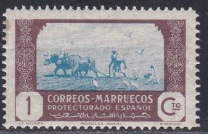 Spanish Morocco # 236, Farming - Plowing, NH