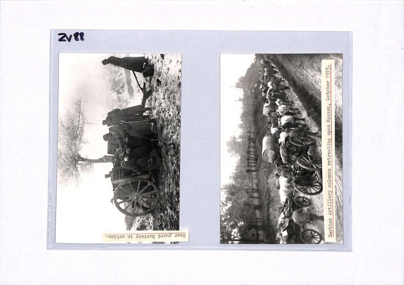 SERBIA WW1 Photographs ARTILLERY Moravo {samwells-covers} ZV88