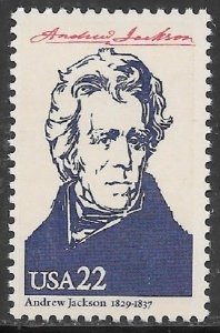 2216g AMEXIPEX 86 Jackson MNH Single