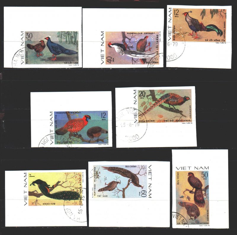 Vietnam. 1979. 1044u-51u. Birds, fauna. USED.