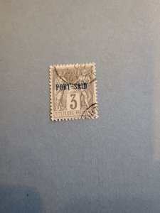 Stamps Port Said Scott #3 used
