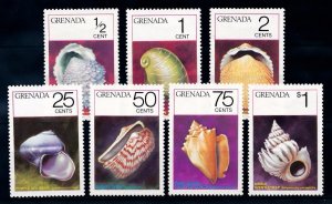 [64636] Grenada 1975 Marine life seashells sea snails  MLH