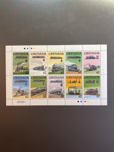 Grenada 1683 VF MNH. Miniature sheet of 10. Scott $ 14.00