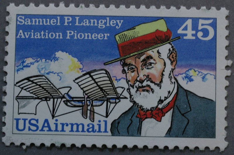 United States #C118 45 Cent Samuel P. Langley Airmail MNH