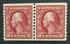 MOMEN: US #444 PAIR MINT OG NH XF #26199