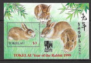 TOKELAU ISLANDS SGMS289 1999 IBRA 99 USED