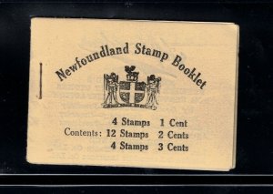 Newfoundland Booklet #4a Very Fine Never Hinged