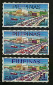 Philippines Scott# 973-975 MH