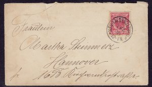 Germany - 1899 - Scott #48 - used on 1899 cover - NEUHALDENSLEBEN pmk