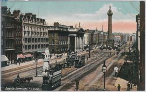 55295  -  IRELAND -  VINTAGE POSTCARD : Dublin  SACKVILLE STREETS