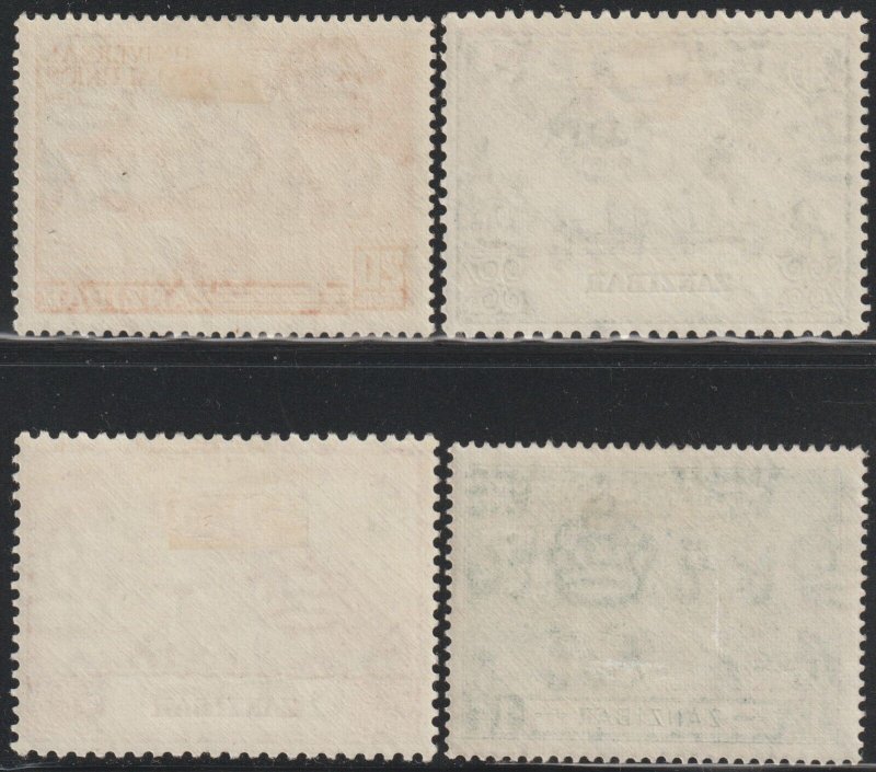 EDSROOM-18305 Zanzibar 226-229 LH 1949 Complete UPU