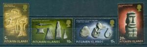 Pitcairn Islands #119-122  M NH  CV$8.50   Polynesian Art...