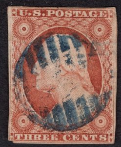 US #10a Very Fine, Used.