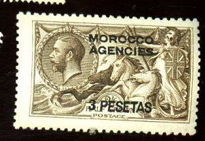 GREAT BRITAIN MOROCCO #55 MINT VF OG LH Cat $35