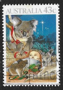 Australia #1195 43c Christmas - Koala and Nativity