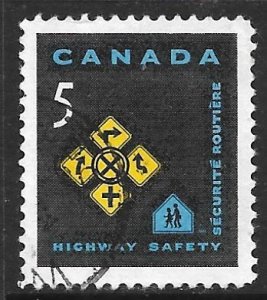 Canada 447: 5c Traffic Signs, used, VF