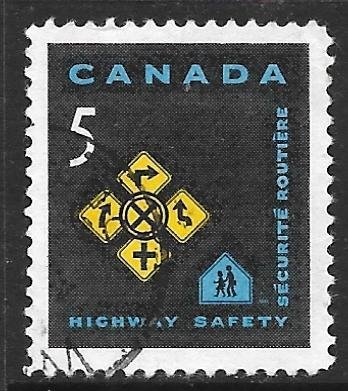 Canada 447: 5c Traffic Signs, used, VF