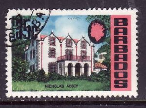 Barbados-Sc#339-used 35c St Nicholas Abbey-id2-1970-