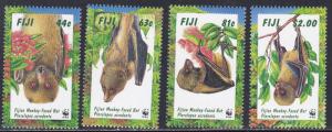 Fiji # 797-798, WWF - Monkey Faced Bats, NH, 1/2 Cat.