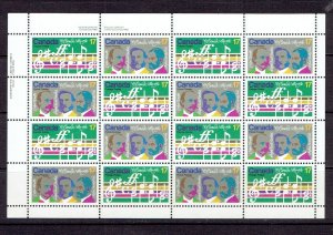 CANADA - 1980 O CANADA SHEET OF 16 - SCOTT 858a - MNH