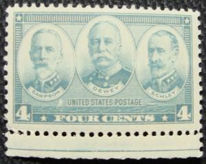 US #793 MNH, Single, Navy, SCV $.55 L12