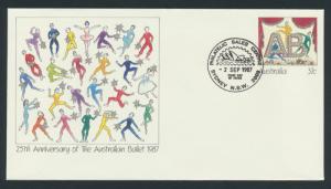 Australia PrePaid Envelope 1987 25th Anniv of Australian Ballet