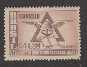 Brazil # 739, Brazilian Accountants Congress, Mint Hinged,