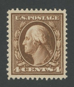 USA 377 - 4 cent Washington Perf 12 SLW - PSE Graded Cert: XF-Sup 95 Mint OGnh