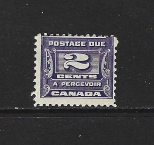 CANADA - #J12 - 2c POSTAGE DUE MINT STAMP MH